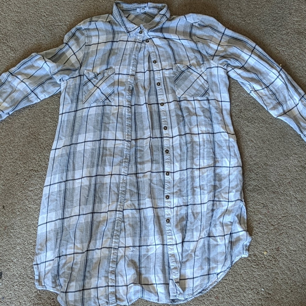 Long flannel